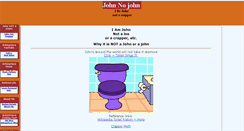 Desktop Screenshot of johnnojohn.com